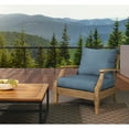 thumbnail image 2 of Sunbrella Sorra Home  Outdoor Knife Edge Deep Seating Pillow and Cushion Set 23 in W x 27 in D x 5 in H - Denim, 2 of 5