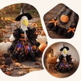 thumbnail image 6 of Sruoe Halloween Porch Goose Outfits, Witch Costumes Set 23 Inch Porch Goose Clothes, Goose Clothes Dress, Duck Sculpture Clothes for Lawn Statue Cement Statue Yard Patio Party Decoration, 6 of 7