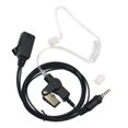 thumbnail image 3 of Auriculares Con Clip Negro De 3.5 Mm Con Micrófono PPT Para Vertex Sunnimix Police Earpiece Headset nuevo, 3 of 8