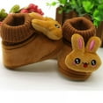 thumbnail image 4 of Infant Baby Boy Girls Toddlers Moccasins Non-Skid Indoor Slipper Shoes Socks Booties, 4 of 6