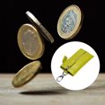 thumbnail image 1 of Leather Wallet Keys Storage Purse Shop Key Chain Fashion Vintage Coin Credit Card Receipt Organizing Pouch Green, 1 of 9