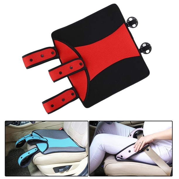 Cinturón de seguridad del asiento,Cojín de ajuste de maternidad,alfombrilla de esponja,Cubierta del asiento de la correa del cinturón de seguridad del asiento del Rojo Soledad Cinturón de seguridad del asiento
