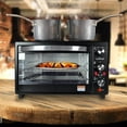 thumbnail image 6 of NutriChef PKRTO28_0 Premium Version Multifunction Grill Oven, 28 lbs, Black, 6 of 6
