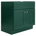 thumbnail image 1 of Pemberly Row Wood Vanity Without Top in Hunter Green-Unassembled 30", 1 of 9