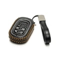 thumbnail image 2 of Vitodeco Leather Key Fob Case Compatible with Honda Civic, Civic Hatchback, Accord, HR-V, CRV, Pilot, Passport 2023 - 2026(5-Button, Black), 2 of 6