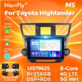 thumbnail image 2 of Sistemas inteligentes para automóvil con Android de 8 núcleos para Toyota Highlander 2007-2013, estéreo BT, GPS, Carplay inalámbrico automático, DSP 2Din, todo en uno, 2 of 5