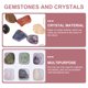 thumbnail image 5 of 20 piezas de rocas pulidas para niños Caminaron piedras gemstones rocas de cristal con caja, 5 of 7
