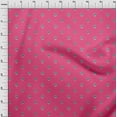 thumbnail image 3 of oneOone Polyester Lycra Fabric Floral Block Printed Fabric 1 Yard 56 Inch Wide, 3 of 4