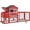 Red(82.4"L x 25.8"W x 44.1"H), variant on Aivituvin Chicken Coop Chicken House for Outdoor, Poultry Cage with Wheels Large Mobile Hen House and UV-Resistant Roof Red