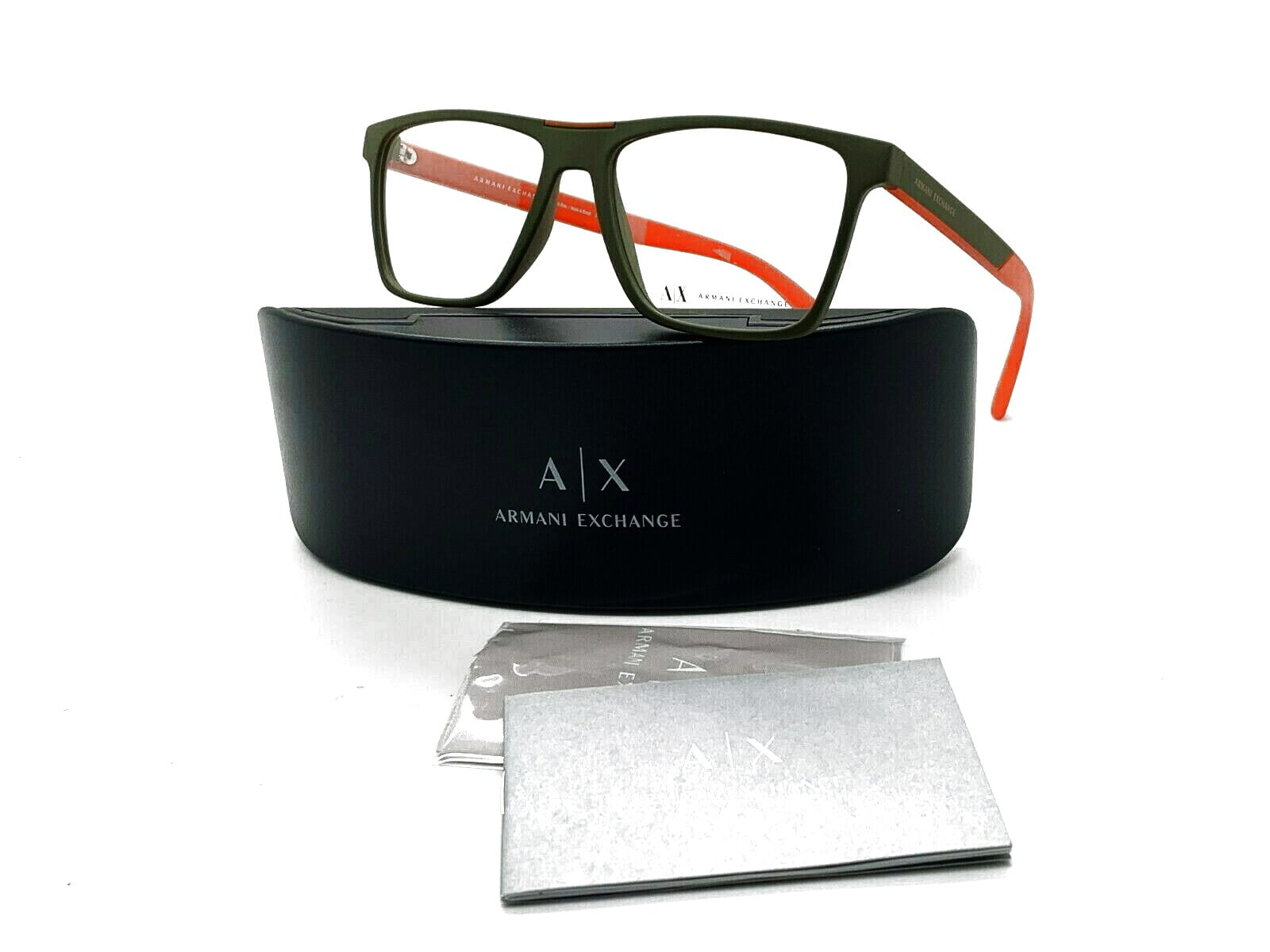 ARMANI EXCHANGE AX3055 8272 M Eyeglasses Frame OLIVE GREEN 55 16 145 -  