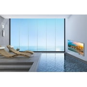 Elecsung 43 inch Frameless Smart Mirror TV 4K Waterproof for Bathroom webOS WiFi Bluetooth ATSC DTV Tuner for Hotel SPA