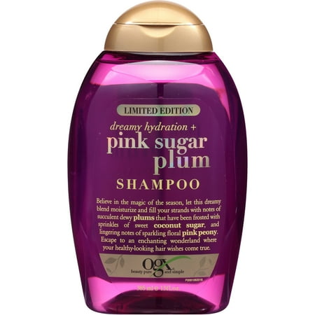OGX Dreamy Hydration Pink Sugar Plum Shampoo, 13 Oz