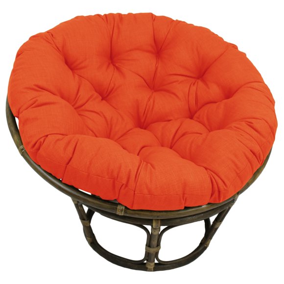 Blazing Needles Indoor/Outdoor Papasan Cushion, 1 Count (Pack of 1), Tangerine Dream