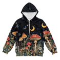 thumbnail image 4 of Pzuqiu Mushroom Girls Hoodies 8-9 Lightness Soft Fall Winter Clothes Fleece Warm Pullover Hoodie Long Sleeve Sweatshirts Practical Casual Children Fall Coat for Everyday Wear, 4 of 7
