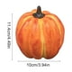 thumbnail image 3 of Decoración de calabaza de Halloween | Adorno artificial de frutas y verduras | Atrezzo de plástico naranja, decoración de escritorio y ventanas | Duradero, fácil de limpiar, de varios tamaños, 3 of 6