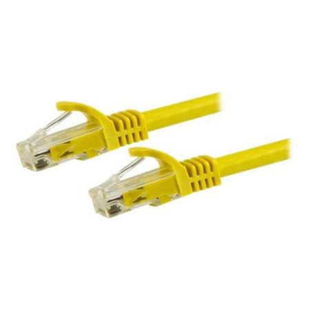 UPC: 0065030833790 | StarTech N6PATCH5YL 5 ft. Yellow Cat6 Patch Cable with Snagless RJ45 Connectors – Cat6 Ethernet Cable – 5 ft. Cat6 UTP Cable