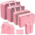 thumbnail image 1 of Juego organizador de viaje de 8 piezas: ¡cubos de embalaje para un viaje eficiente! Bolsa ordenada para zapatos, 1 of 9