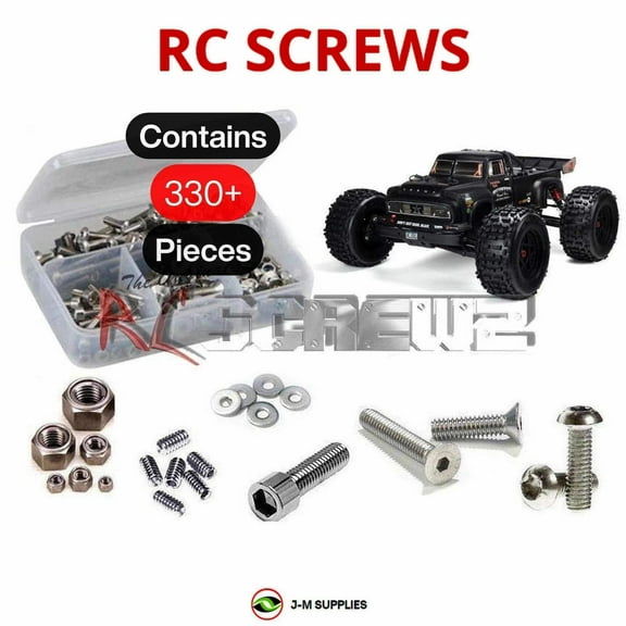 RCScrewZ Stainless Screw Kit ara041 for Arrma Notorious 6S V5 BLX 1/8 Stunt Truck (ARA8611V5) | SET