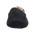 thumbnail image 3 of UGG Ascot 1103889 Slippers Men's US 11 Black Leather Faux Fur Lined Shoes TF4440, 3 of 5