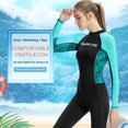 thumbnail image 5 of Traje De Neopreno Mujer Traje de neopreno de cuerpo completo Traje de buceo de una pieza para mujer (Negro XL) Ndcxsfigh Para Estrenar, 5 of 5
