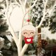 thumbnail image 1 of Colgante de madera de Navidad, colgante pintado hueco, decoración de árbol de Navidad, adornos DIY Wmkox8yii fhajkh5872, 1 of 3