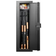 Fortress 14 Gun Modular Gun Cabinet with Key Lock, Includes 1 Each Cabinet, 2 Keys, Condition New