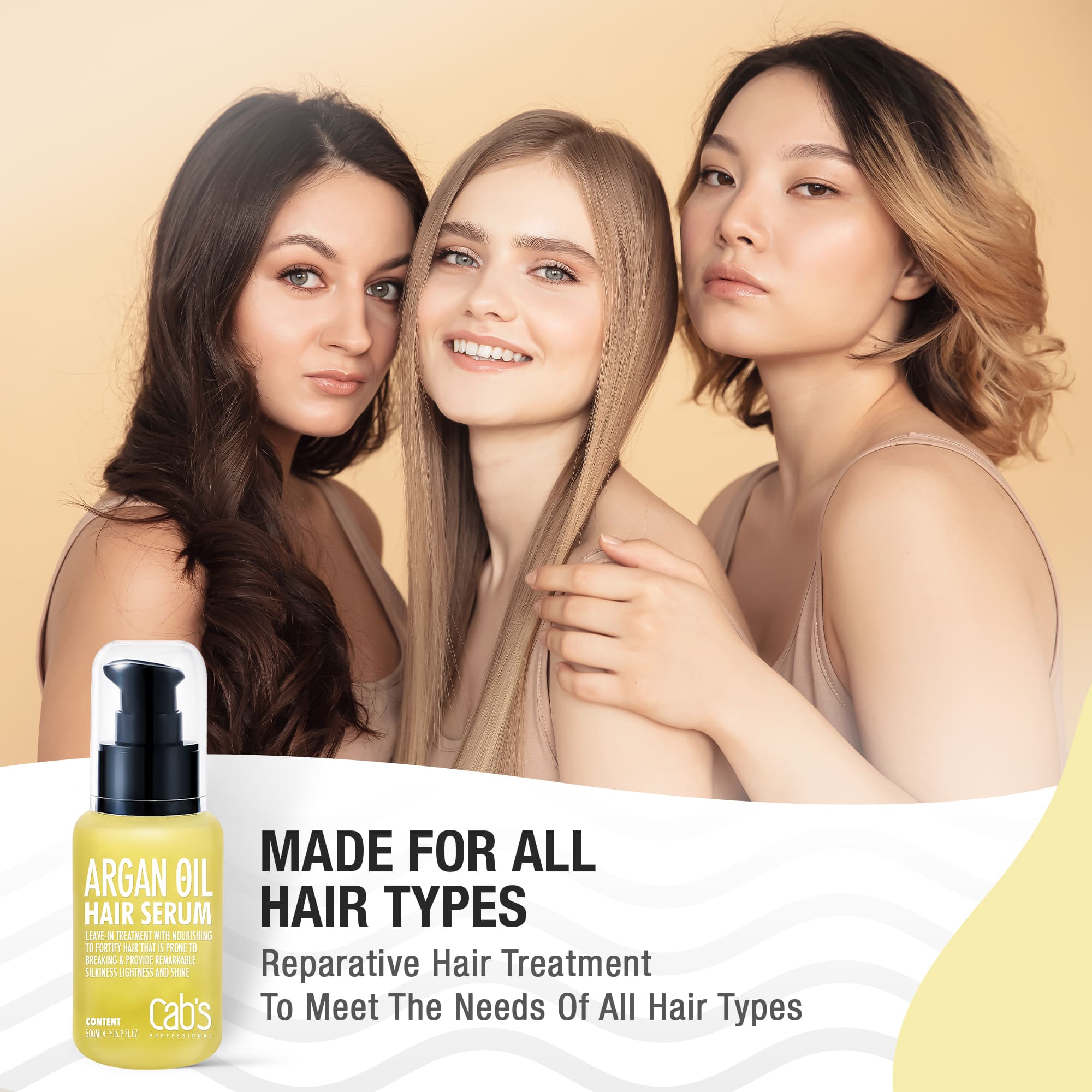 Cab's Moroccan Argan Oil Hair Serum, 1.69 oz photo 3