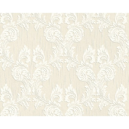 Blanc - The Fascination of Elegant Cream Wallpaper Roll Wall Décor For Living Room Bedroom | Walmart Canada Blanc - The Fascination of Elegant Cream Wallpaper Roll Wall Décor For Living Room Bedroom | Walmart Canada