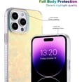 thumbnail image 3 of for iPhone 14 Plus Case with Bumper, Fashionable Design for Women Girls,[Military Grade Drop Protection] Shockproof Protective Luxury Aesthetic Phone Cover 6.7 inch, Multi-Colored, 3 of 7