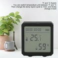 thumbnail image 3 of WiFi LCD Display Temperature Humidity Meter, Alarm Voice Support Real Time Monitoring Graphic Recording Home Assistant Control  for Indoor, 3 of 7
