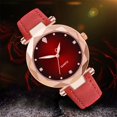 thumbnail image 5 of Resicozy Women's Vintage Watch Quartz Watch with Leather Strap Dress Wristwatch for Ladies Red, 5 of 6