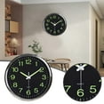 12 inch luminous silent non ticking night glow in the dark quartz wall clock large wall clocks