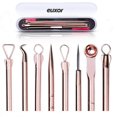 thumbnail image 1 of Euxor Removedor de puntos negros, herramienta extractora de comedones y espinillas, el mejor kit de eliminación de acné, tratamiento para eliminar imperfecciones, puntos blancos, eliminación de zits p, 1 of 5
