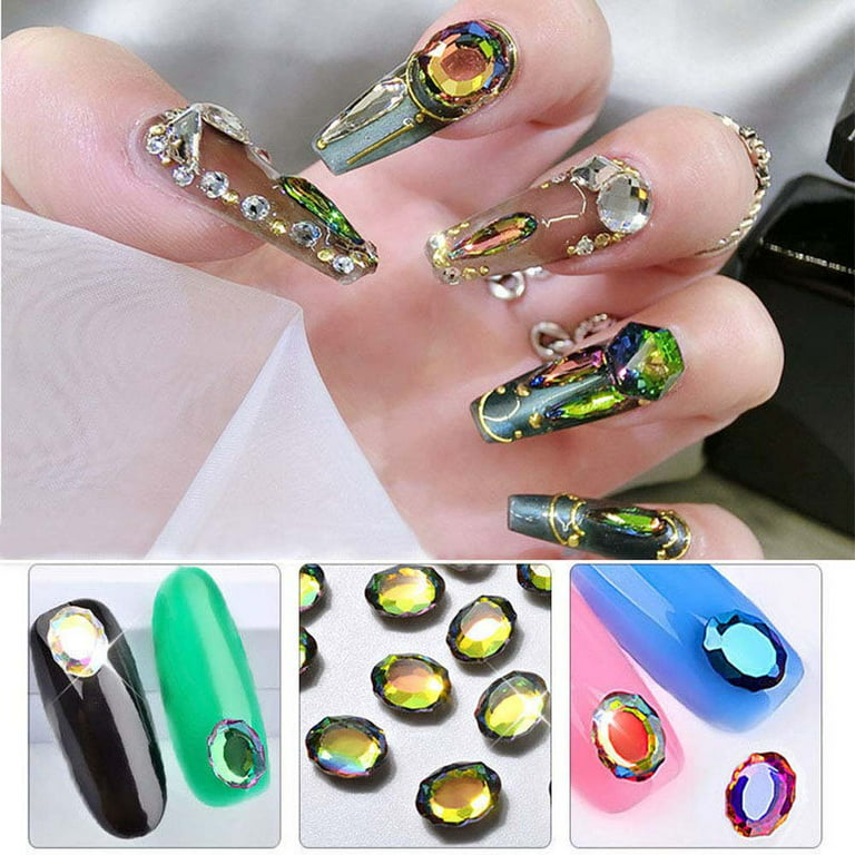 Health & Personal :: Personal Care :: Oral Care :: Acrylic Tooth Jewelry  Gems Kit Tooth Crystal Ornaments 10pcs Glittering for Tooth Decor Nails  Decor