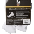 thumbnail image 4 of Dickies Men's 6pk Dri-Tech Ankle Socks - White (11740, Large), 4 of 5