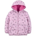 thumbnail image 2 of Carters Girls 12-24 Months Heart Puffer Jacket(Grey 24 Months), 2 of 2