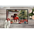 thumbnail image 2 of Carolines Treasures DAC2642MAT 0.15 x 18 x 27 in. Dachshund Cozy Christmas Doormat, 2 of 6