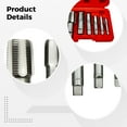 thumbnail image 3 of 6 Pcs NPT Pipe Extractor Set, Thread Repair Plumbing Tools for Professional Plumber Compatible with Pipe Sizes 1/8 in / 0.05 cm to 1 in / 0.39 cm, 3 of 5