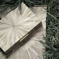 thumbnail image 2 of Palm Marquetry Decorative Box Gray Engineered  Wood, 2 of 7