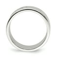 thumbnail image 2 of 925 Sterling Silver 7mm Rope Edge Size 12 Wedding Band Ring Classic Flat Milgrain, 2 of 9