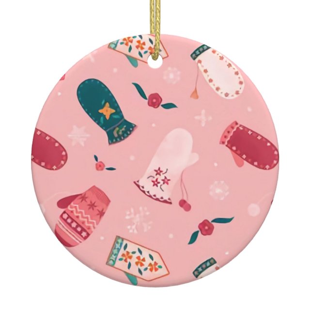Adorno navideño colgante de Feliz Navidad para árbol de Navidad - Decoraciones colgantes de cerámica para fiestas - Ideas para regalar adornos navideños