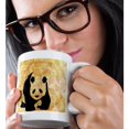 thumbnail image 2 of 3drose, Golden Leaves Panda Bear- Animal Art, 11oz Mug, 2 of 6