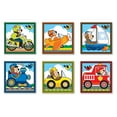 thumbnail image 3 of Melissa & Doug Vehicles Wooden Cube Puzzle With Storage Tray - 6 Puzzles in 1 (16 pcs), 3 of 5