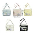 thumbnail image 5 of ROZYARD Nylon Ita Bag Shoulder Bags with Clear Window for Trendsetters And Students, 5 of 21