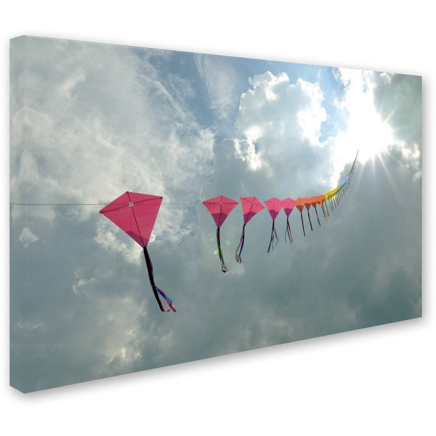 Trademark Fine Art "Kites to Heaven" Canvas Art by Kurt Shaffer