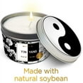 thumbnail image 2 of Magnificent 101 Long Lasting Yin Yang Smudge Candle | 6 Oz - 35 Hour Burn Time | Soy Wax Tin Candle for House Energy Cleansing, Purification, Manifestation & Chakra Healing, 2 of 5