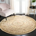 thumbnail image 3 of SAFAVIEH Bergama London Oriental Wool Area Rug, Light Gold/Beige, 8' x 8' Round, 3 of 12