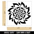 thumbnail image 2 of Radial Succulent Flower Spiral Self-Inking Rubber Stamp Ink Stamper - Orange Ink - Small 1 Inch, 2 of 7