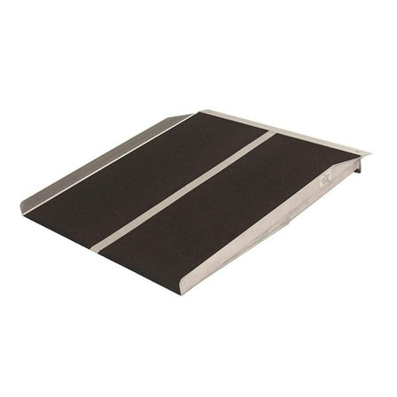 Wheelchair Ramp Solid Aluminum - 48" Portable Mobility Aid - Anti-Slip Surface - Scooter Ramp-Length:151