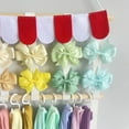 thumbnail image 4 of Delicate Wood Hair Bowknot Storage Rack Wall Mounted Organizers For Accessories, 4 of 11